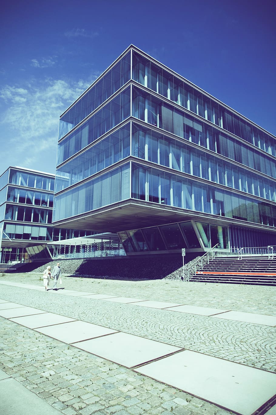 building, architecture, glass, modern, facade, district, window HD wallpaper