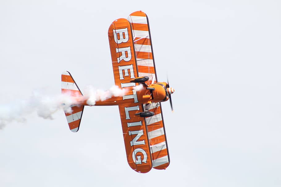 Breitling Wingwalkers, Aircraft, Planes, air show, bray air show