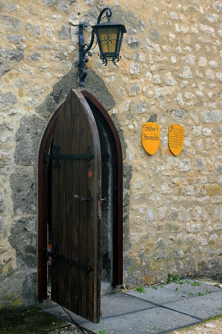 castle, door, old, input, middle ages, still life, hauswand HD wallpaper