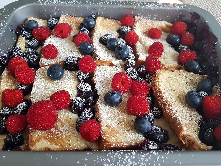 berries, breakfast, food, berry fruit, food and drink, freshness HD wallpaper