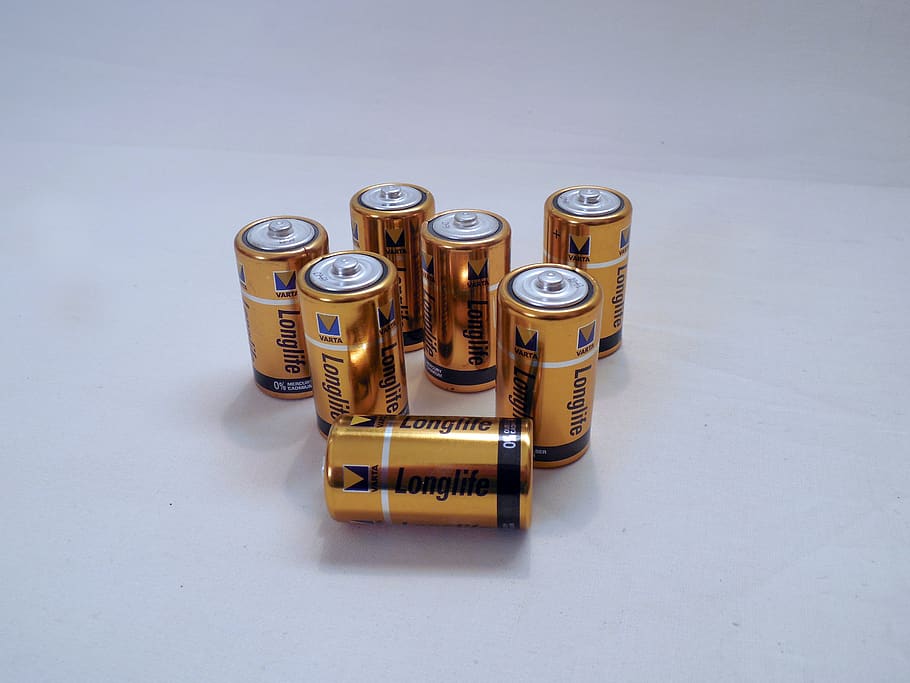 battery, current, energy, electrically, cell, studio shot, still life HD wallpaper