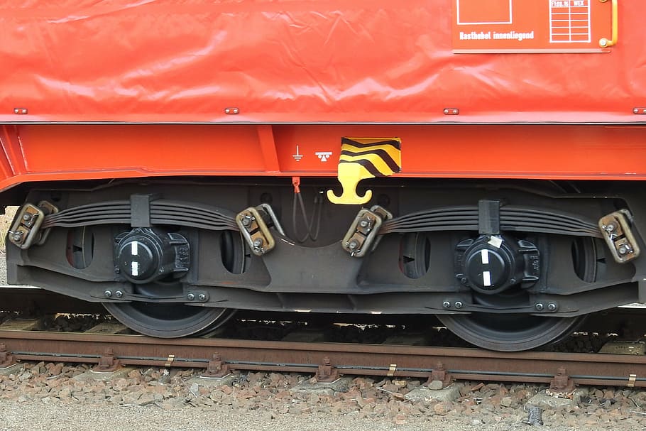 freight train, gleise, seemed, transport, goods wagons, transportation HD wallpaper