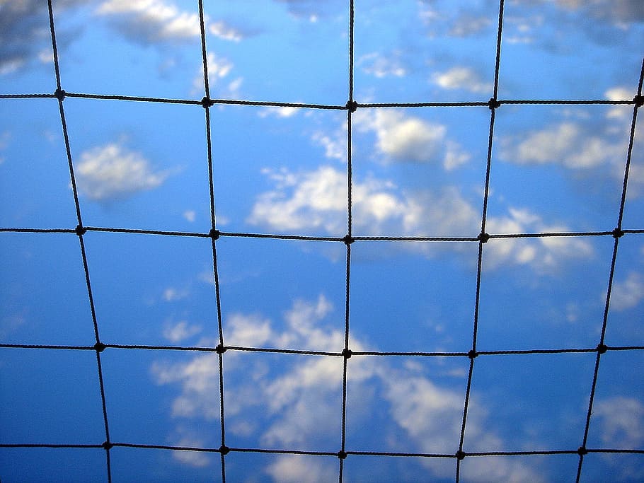 sky, clouds, blue, network, square, full frame, backgrounds HD wallpaper