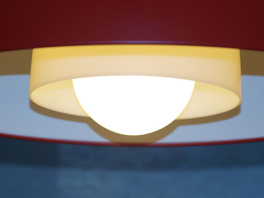 lamp, light, circles, evening, chandelier, illuminated, lighting equipment HD wallpaper