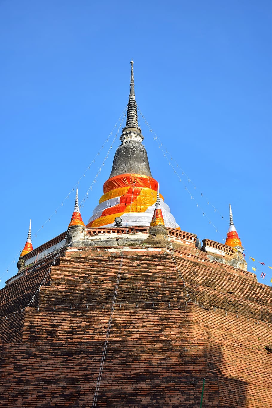measure, architecture, sky, ancient, the bricks, colors, pagoda HD wallpaper