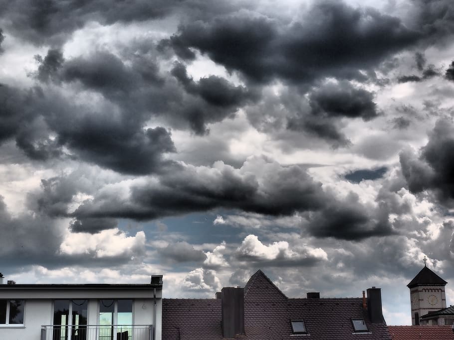 sky, clouds, dramatic, clouds form, dark clouds, cumulus clouds HD wallpaper