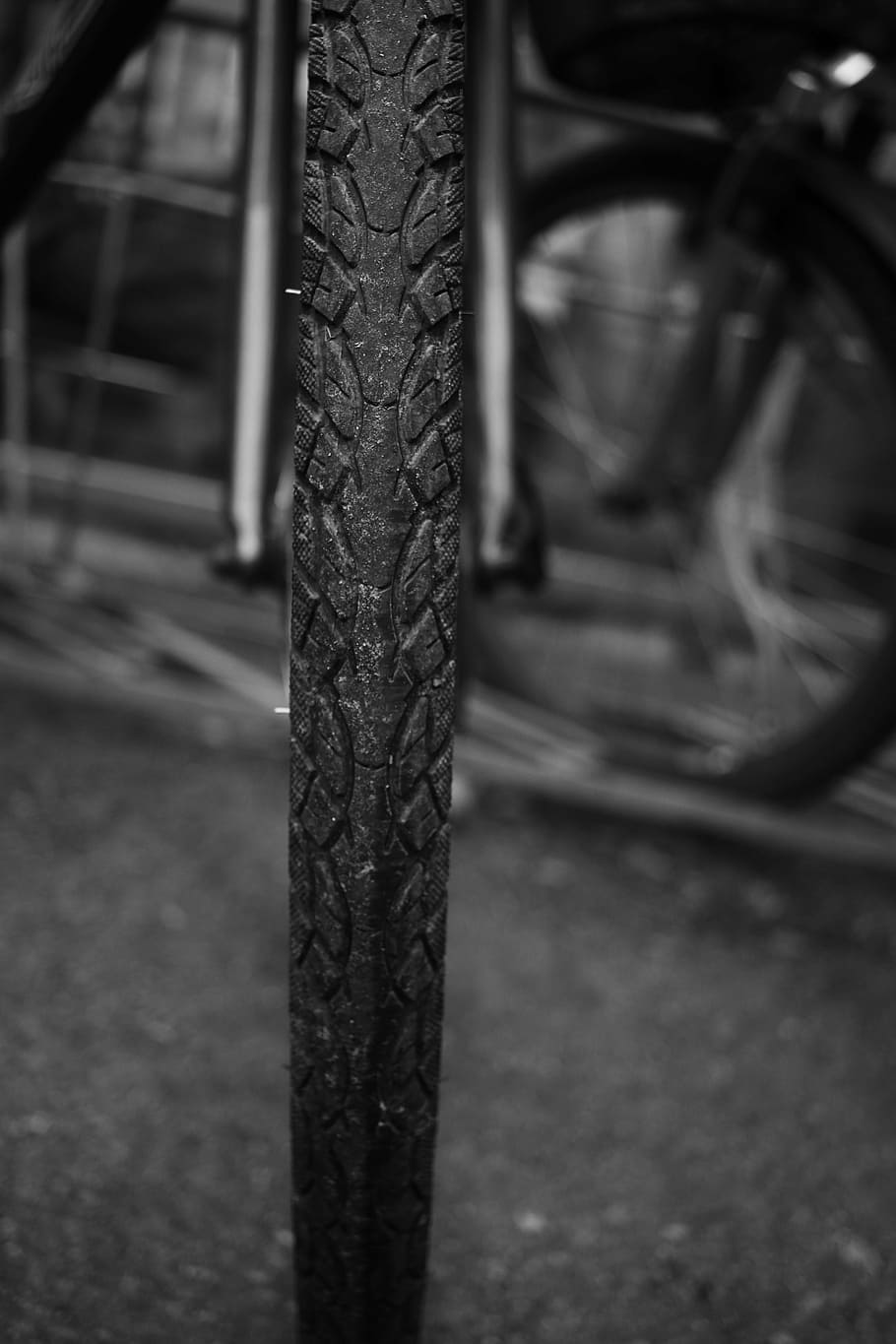 wheel, bicycle, bike, land vehicle, transportation, focus on foreground HD wallpaper