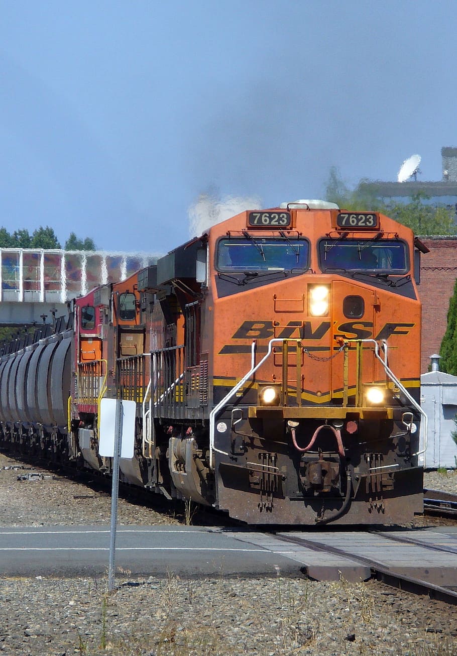 seattle, train, freight train, transportation, mode of transportation HD wallpaper