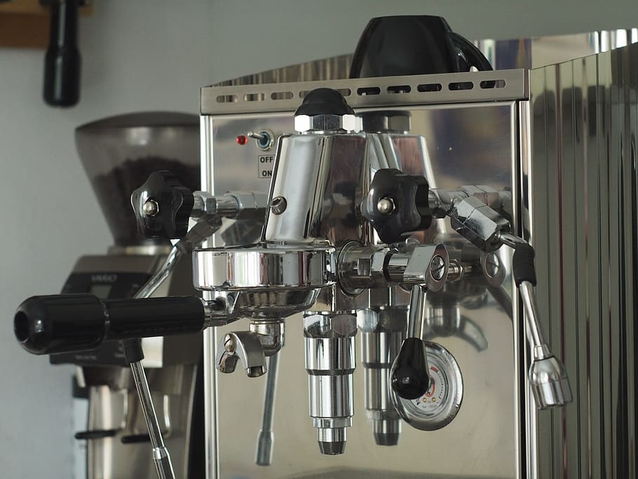 coffee, tea, italian coffee, preparing coffee, espresso, machine, HD wallpaper