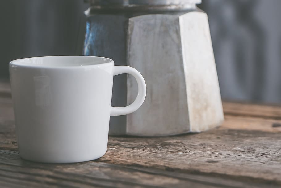 background, coffee, desk, espresso, morning, mug, rustic, white HD wallpaper