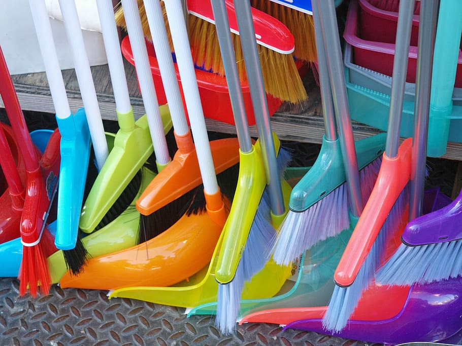 plastic, row, fun, color, outdoors, bright, variation, equipment HD wallpaper