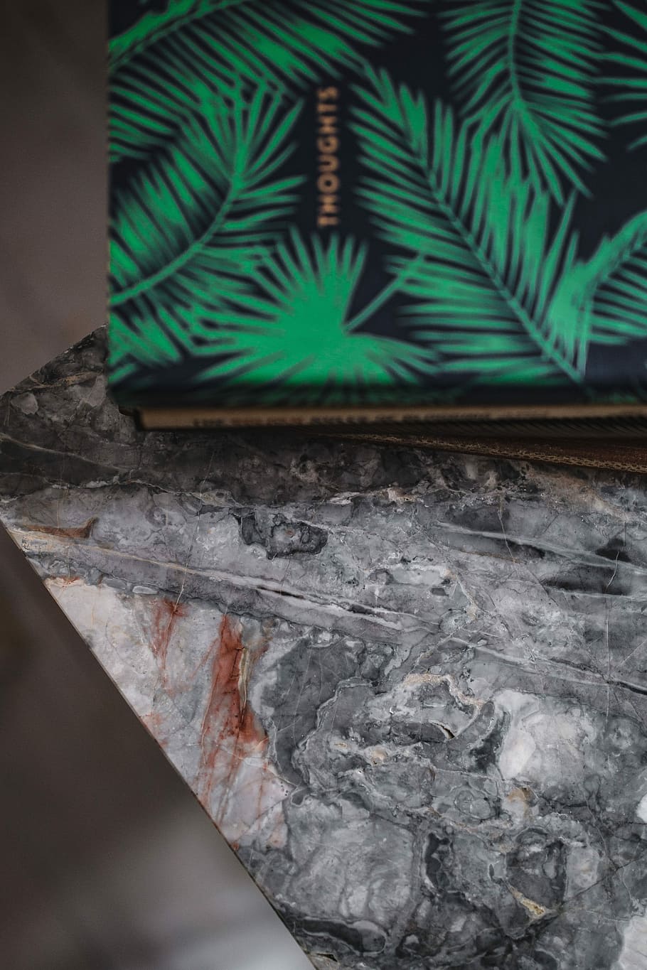 Notebooks on a marble table, Un'common, no people, green color HD wallpaper
