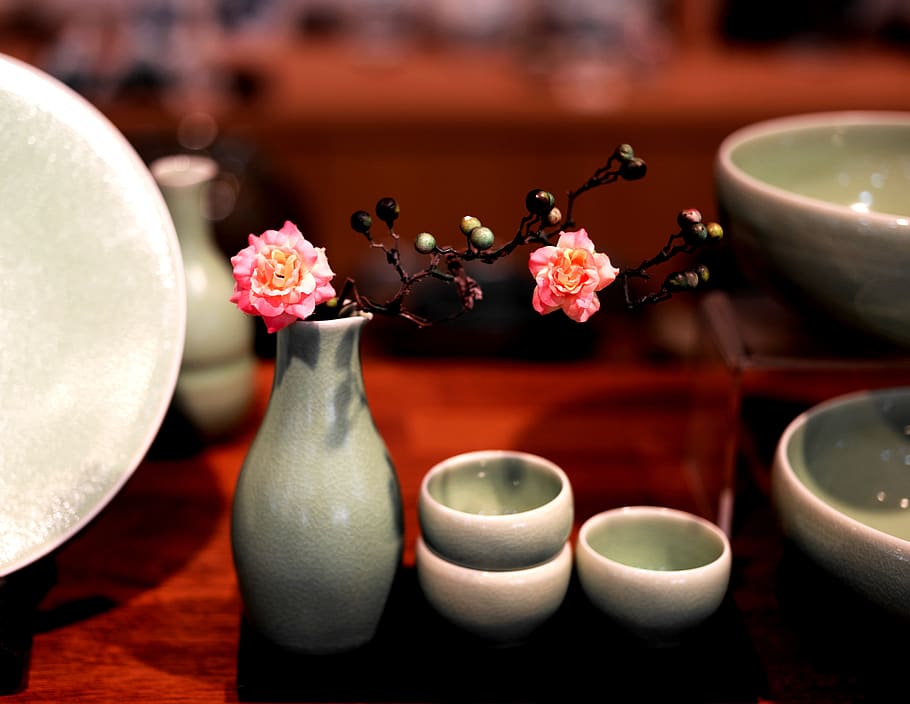 ceramic, ware, porcelain, cup, tea, coffee, flower, hot, break HD wallpaper