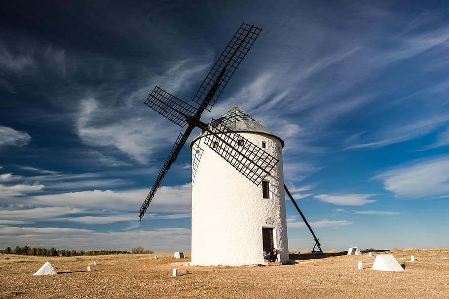 landscape, sky, clouds, field, agriculture, architecture, daylight, HD wallpaper