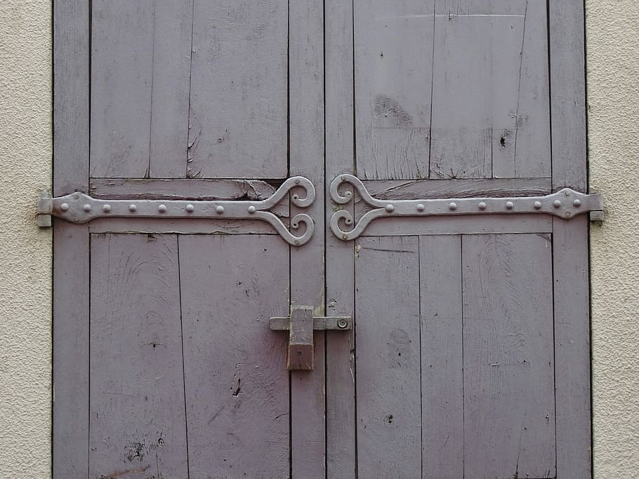 Wrought Iron, Old, Door Hinge, Hinge Door, Heart, old door hinge door, HD wallpaper