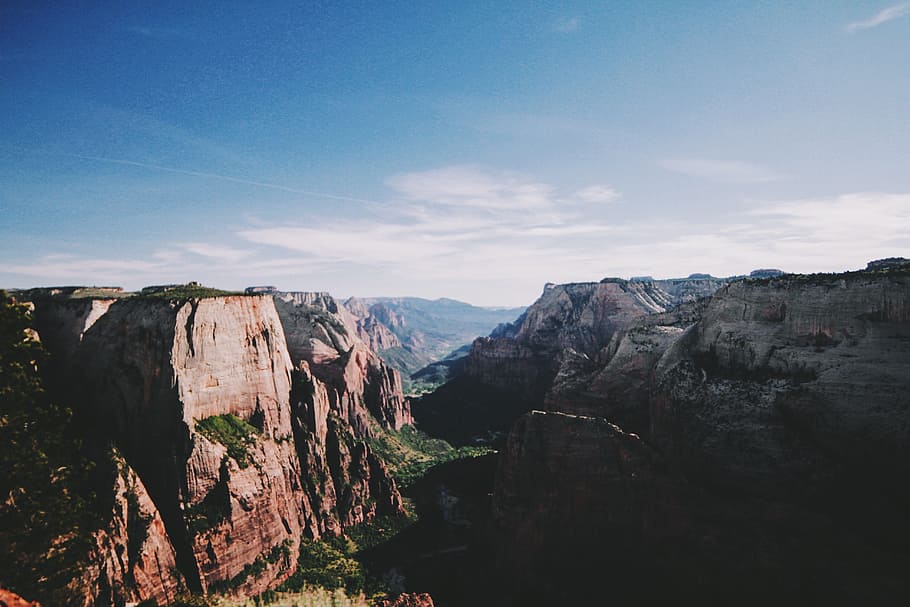 nature, landscape, mountain, clouds, sky, travel, adventure HD wallpaper