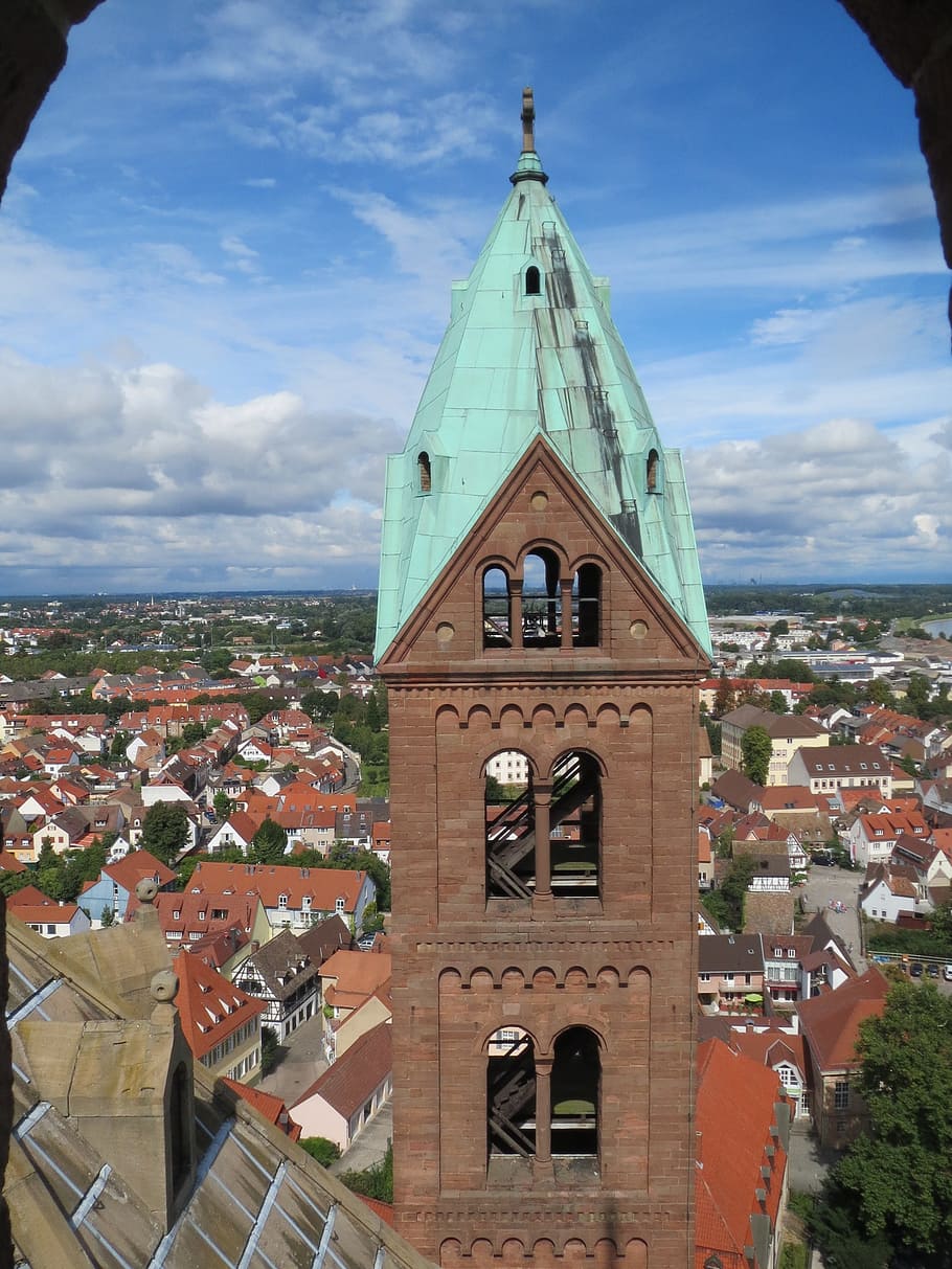 Speyer, Cathedral, Tower, Spire, exterior, building, germany HD wallpaper