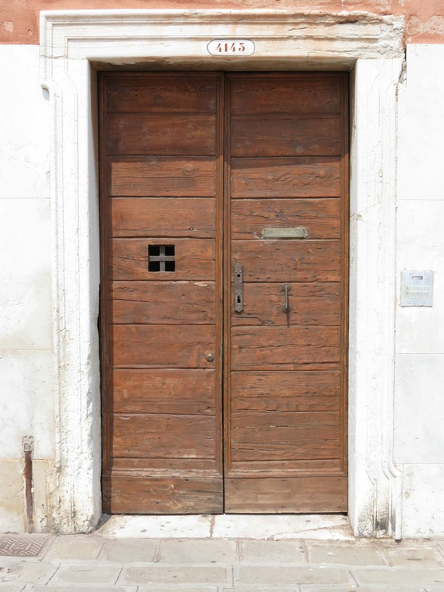 Venice, Historic, Door, security, entrance, closed, wood - material HD wallpaper