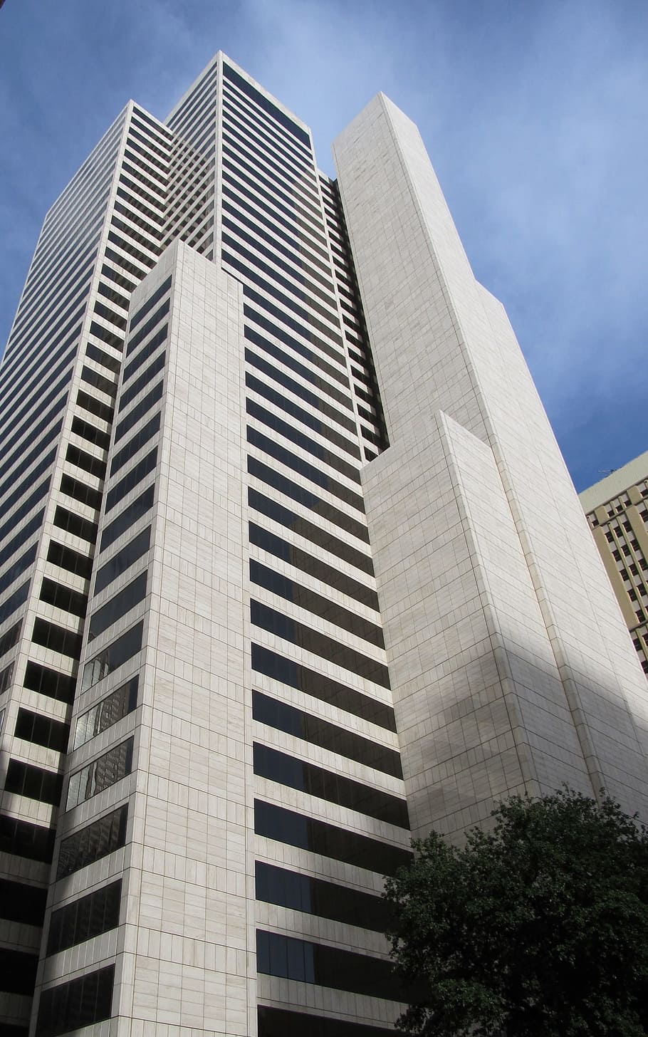 low-angle photography of gray concrete building, Skyscraper, Office Building