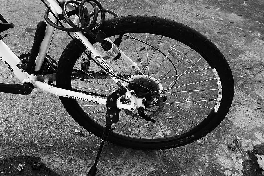 wheel, cycle, bike, bicycle, transportation, land vehicle, high angle view HD wallpaper