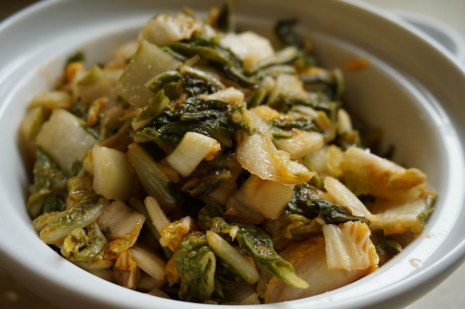 cabbage, fermented, kimchee, vegetarian, healthy, food, food and drink HD wallpaper