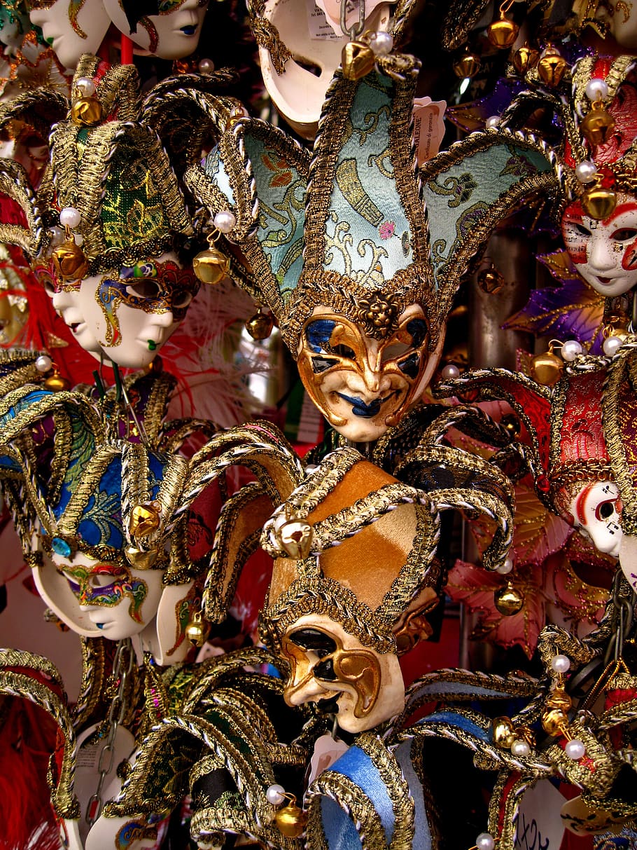 HD wallpaper: venice, masks, ca, carnival, masquerade, venetian mask ...