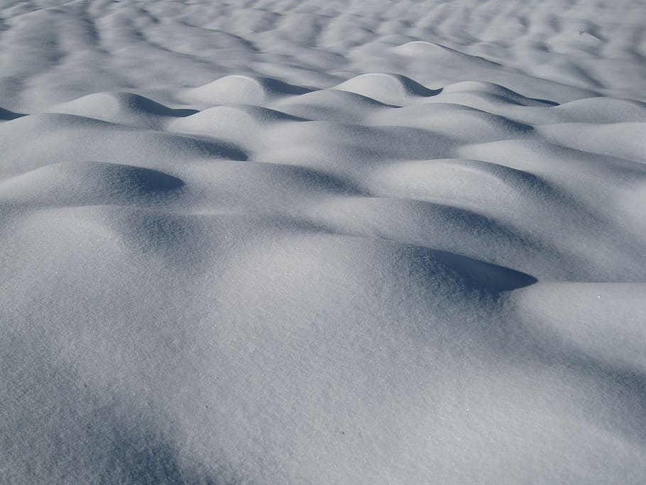 snow, hill, winter, shadow, cold, wintry, sunny, white, snow hill HD wallpaper