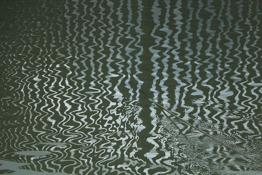 water, mirroring, pattern, wave, background, reflection, surface HD wallpaper
