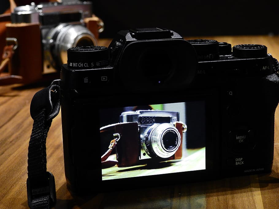 camera, photography, digital camera, analog camera, generations HD wallpaper