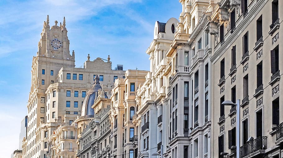 Spain, Madrid, Building, Architecture, historic, building Exterior HD wallpaper