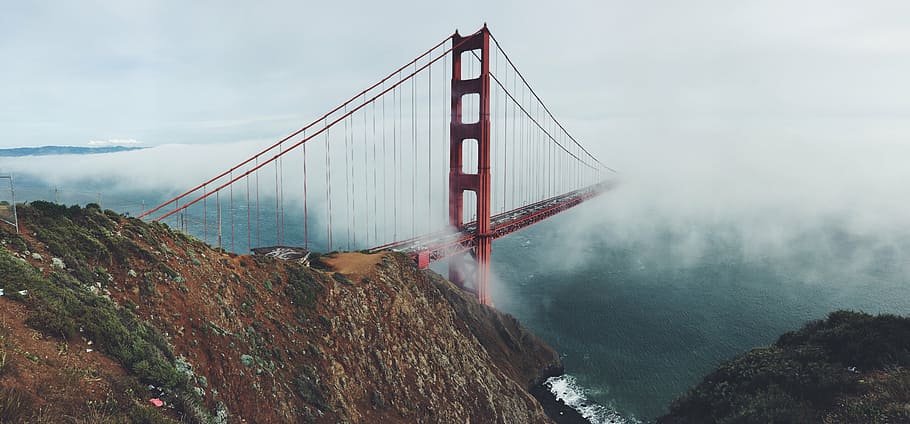 golden gate bridge, famous, suspension, bay, san, francisco HD wallpaper