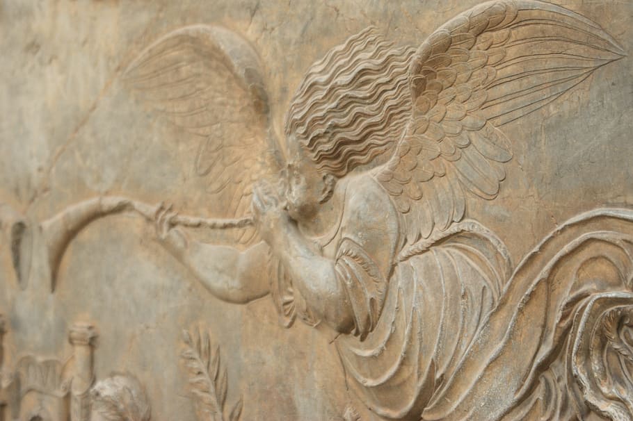 relief, stone, art, close, macro, angel, history, al hambra HD wallpaper