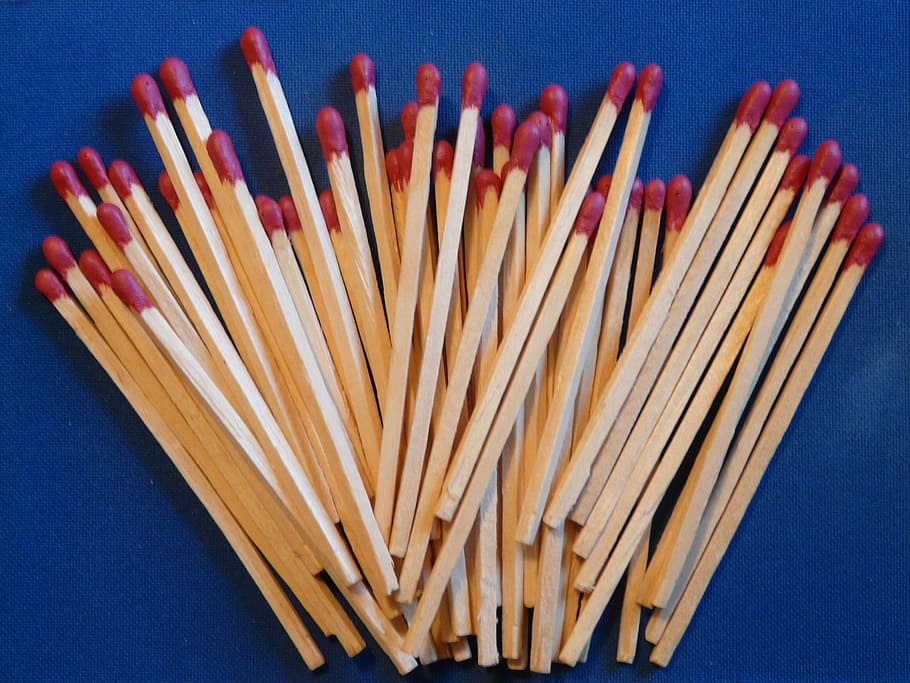 matches, fire, burn, kindle, close, macro, matchstick, wood - Material HD wallpaper