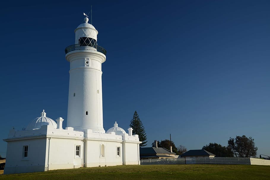 lighthouse, sunrise, beacon, navigation, nautical, maritime HD wallpaper