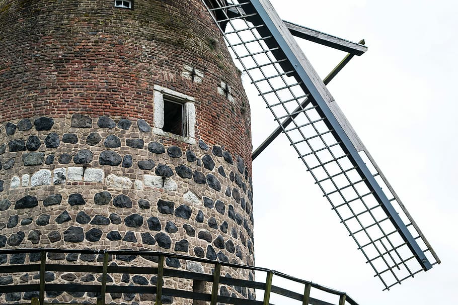 mill, windmill, middle ages, architecture, building, old, medieval HD wallpaper