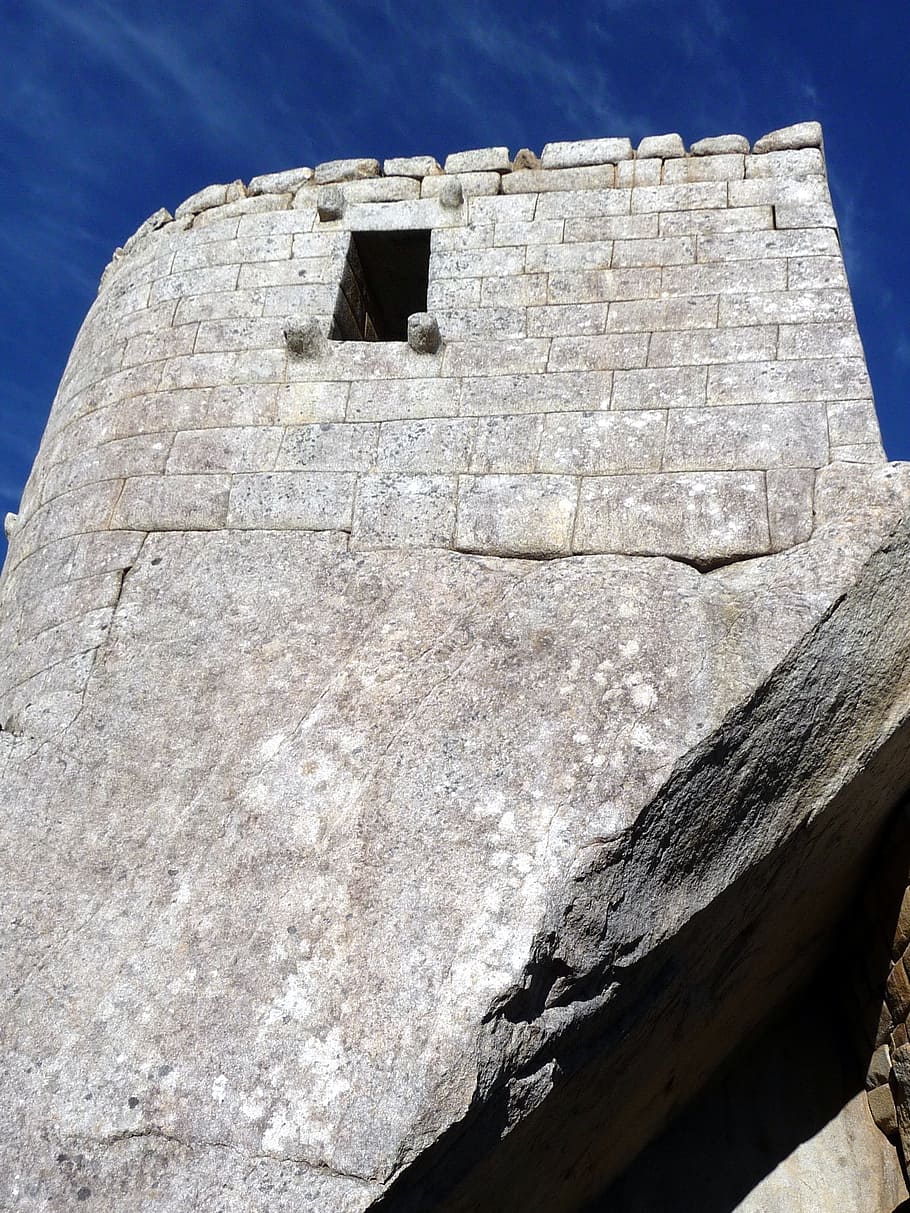 temple, inca, peru, machu picchu, low angle view, sky, sunlight HD wallpaper