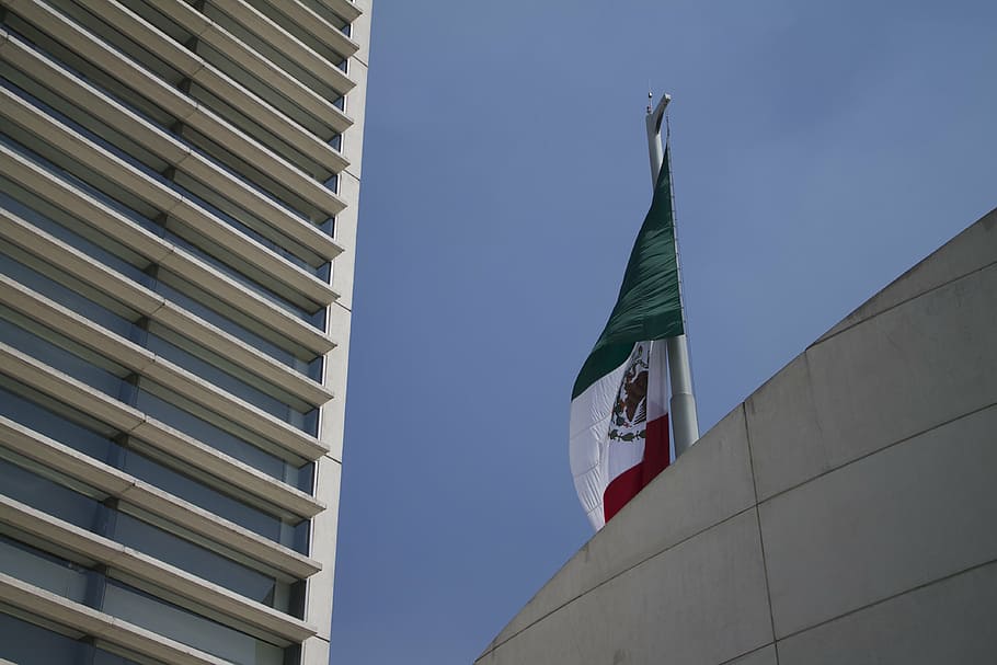 mexico, senate, architecture, building exterior, patriotism HD wallpaper