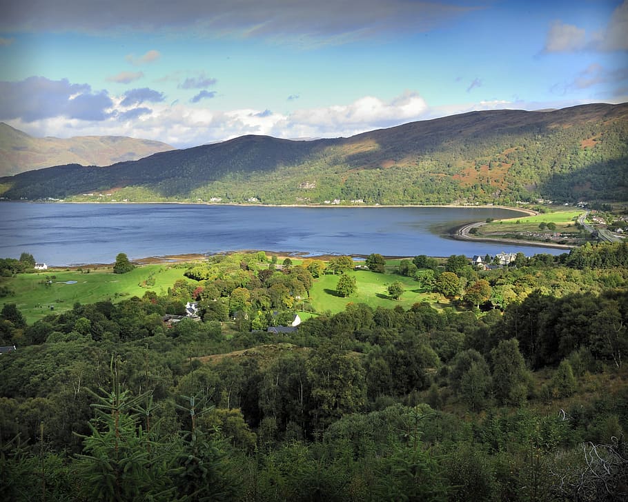 Glenachulish, Loch Linnhe, Scotland, glencoe, highlands, scenic, HD wallpaper