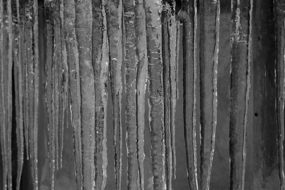ice, icicles, cold, winter, full frame, pattern, backgrounds HD wallpaper