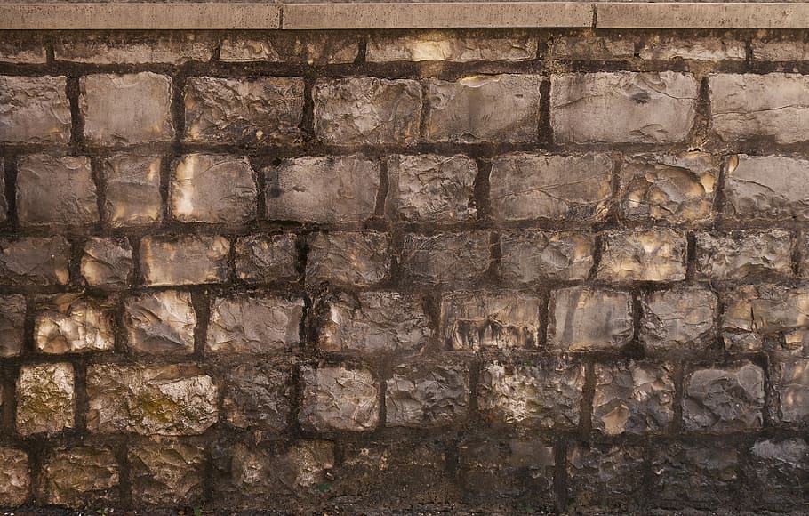 stone wall, quarry stone, wall completion, end plates, natural stones HD wallpaper