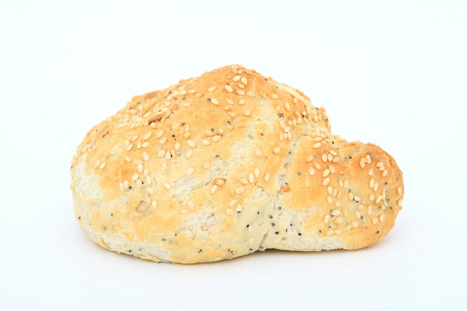 bread with sesame seeds, appetite, baked, baker, bakery, baking HD wallpaper