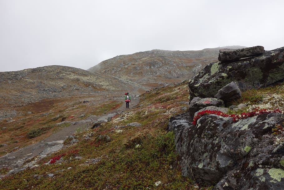away, gloomy, path, mountain, rock, rock - object, leisure activity HD wallpaper