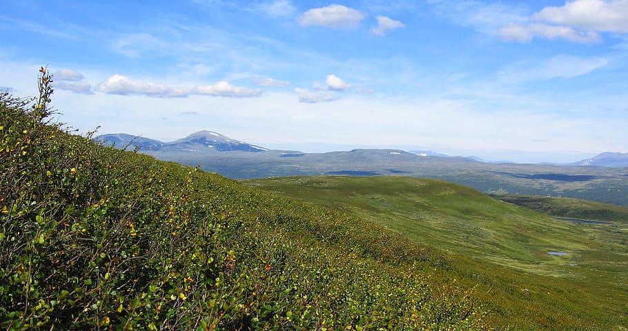nature, himmel, summer, cloud, landscapes, sweden, mountain HD wallpaper
