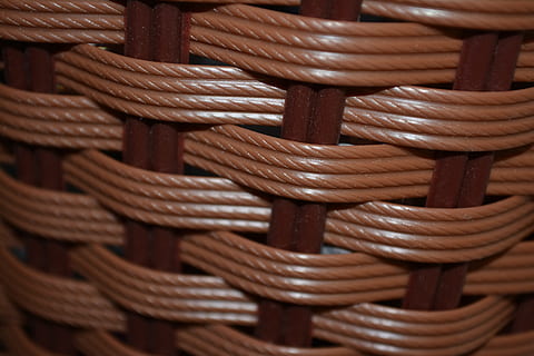 basket, pattern, woven, texture, wicker, material, wooden, vintage HD wallpaper
