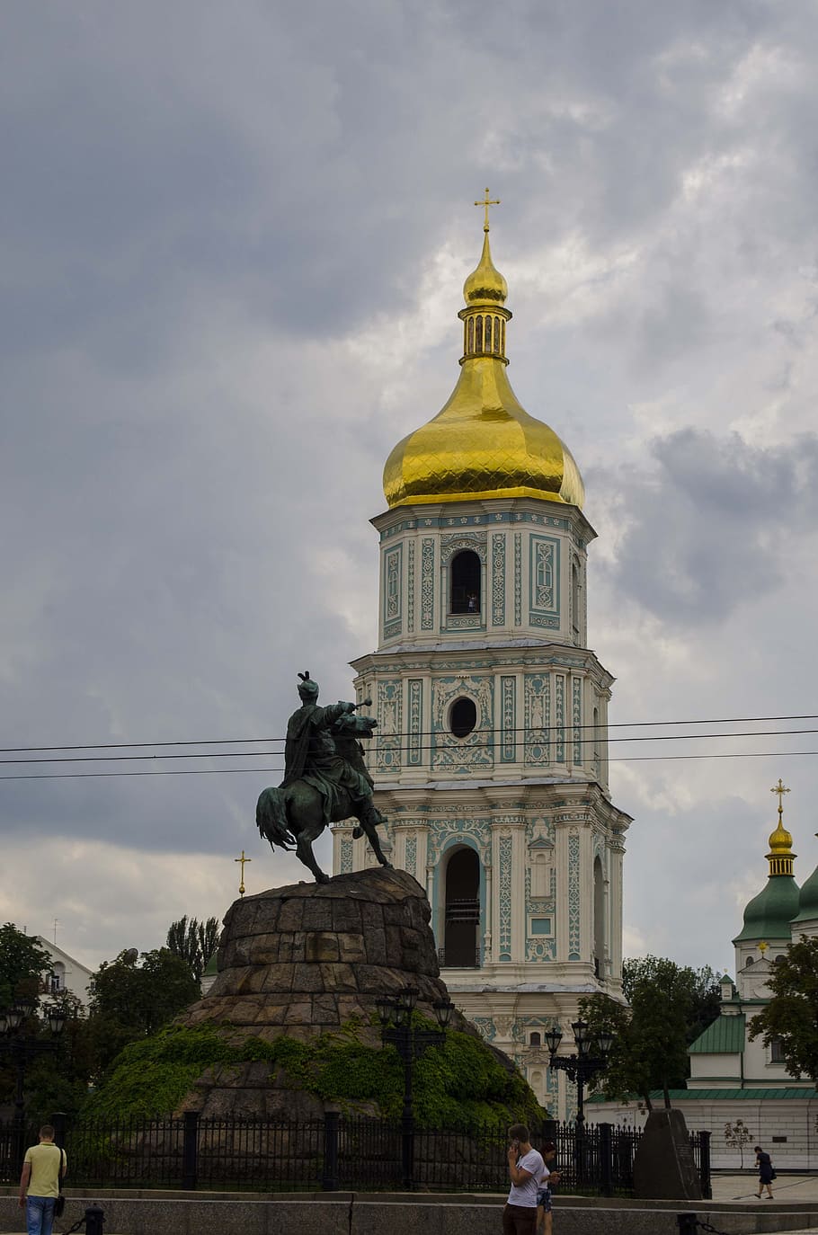 monument, cathedral, dome, history, ukraine, kiev, vera, church, HD wallpaper