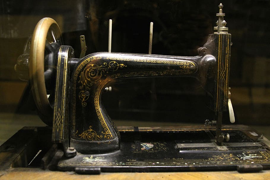Old-Fashioned, Sewing, Antique, indoors, no people, close-up HD wallpaper
