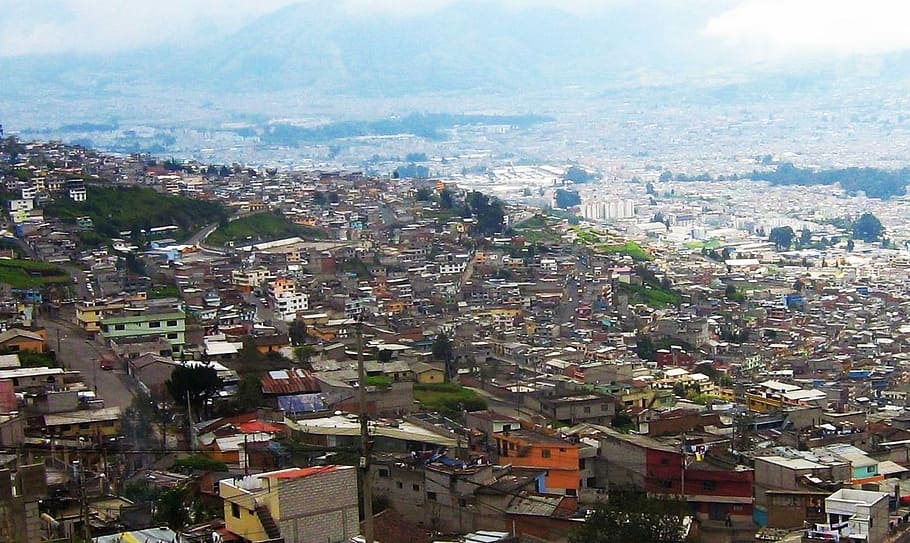 Ecuador, Capital, quito, cityscape, crowded, architecture, building exterior HD wallpaper
