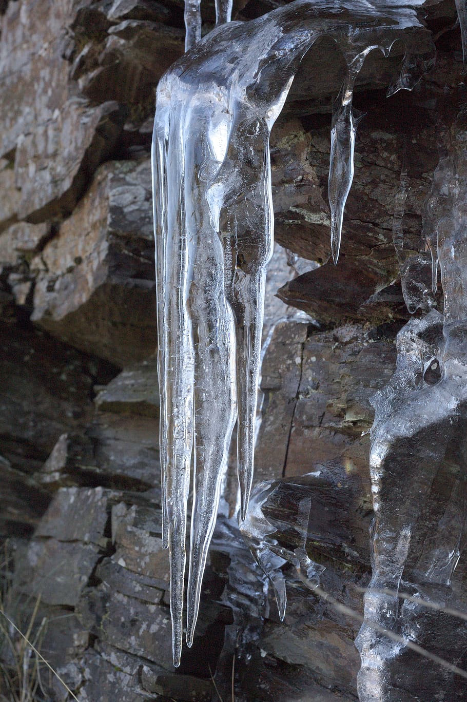 nature, pierre, roche, icicle, ice, no people, cold temperature HD wallpaper