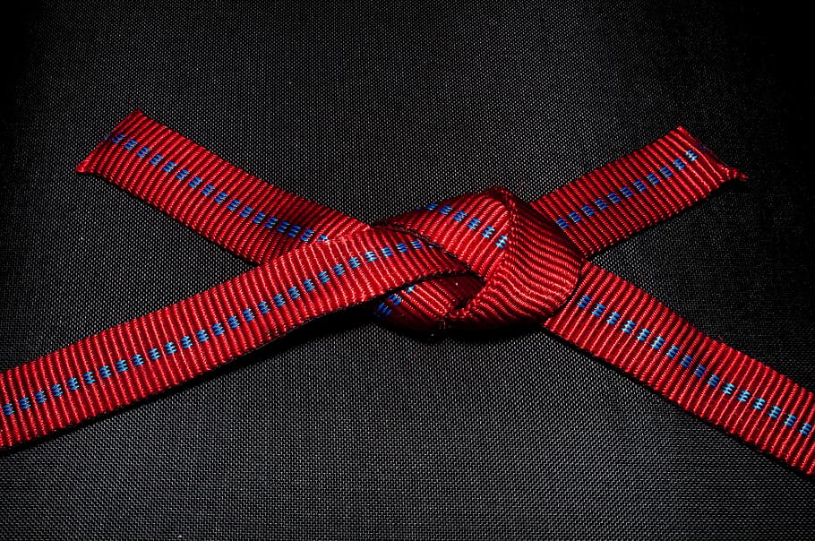 Knot, Technology, Close, red, close-up, no people, tied knot HD wallpaper