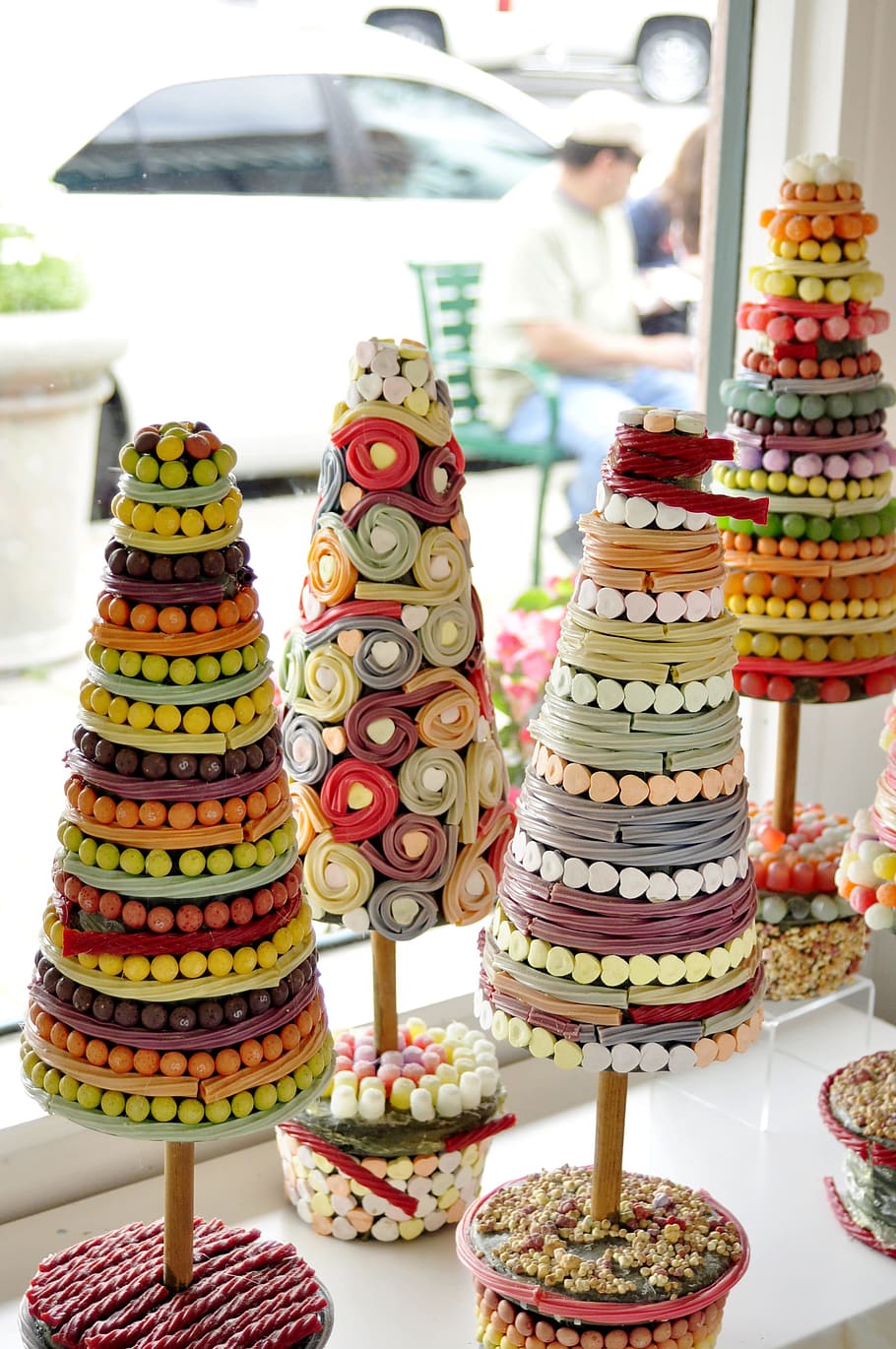 Candy, Tree, De, Decoration, Food, dessert, happy, variation HD wallpaper